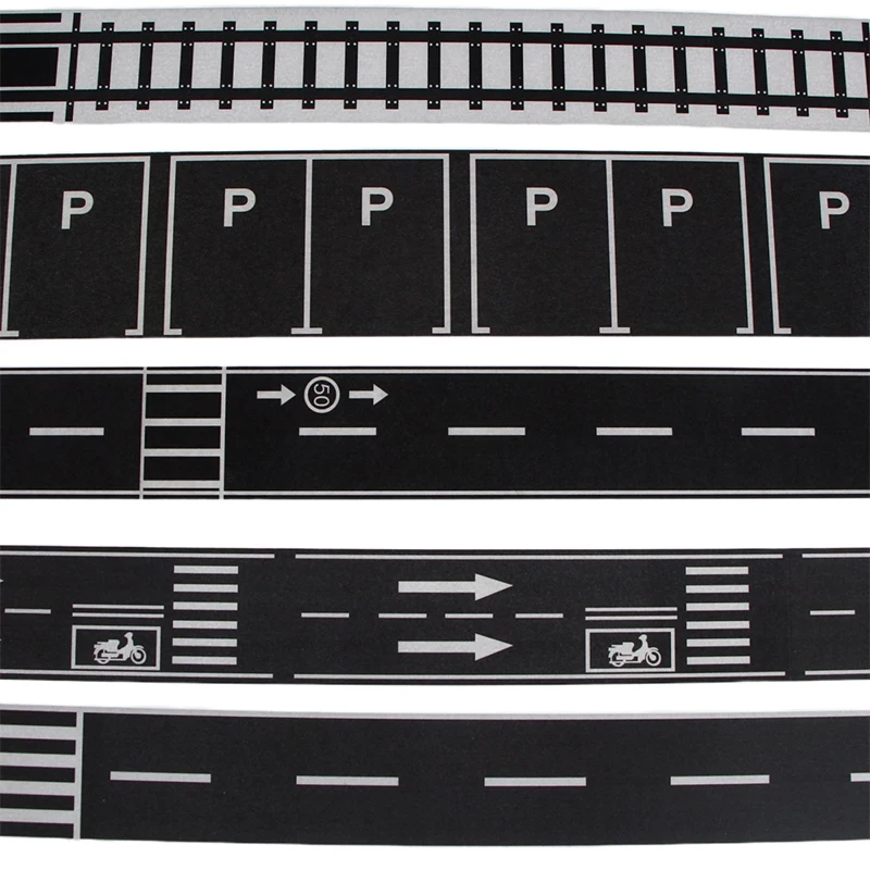 Детский дом миниатюрная лента для дорожного движения парковки