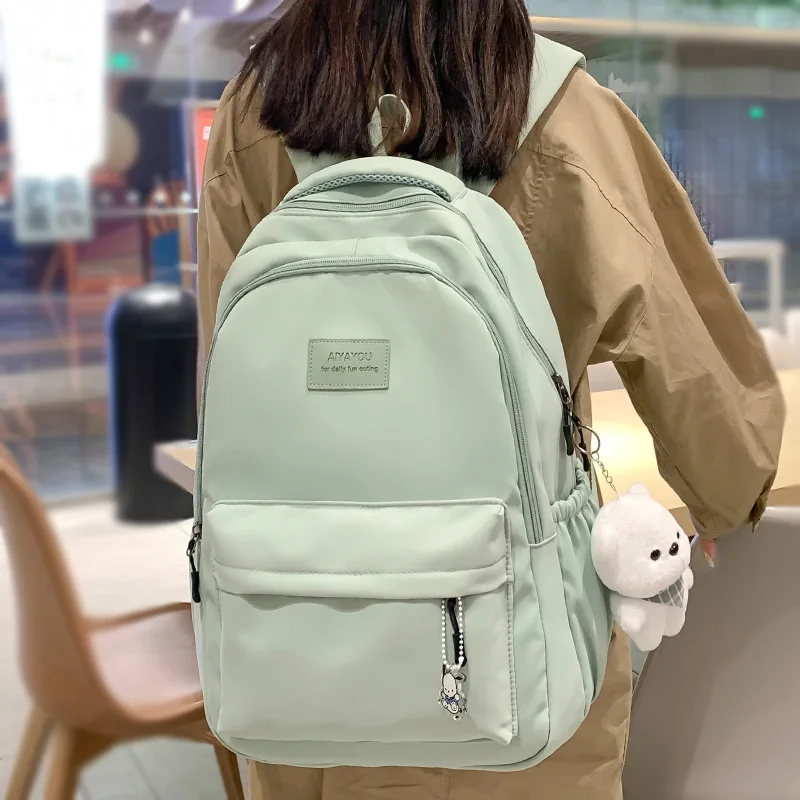 

New women fashion Ladies High capacity waterproof college backpack Trendy women's laptop backpack Cute girls travel backpack