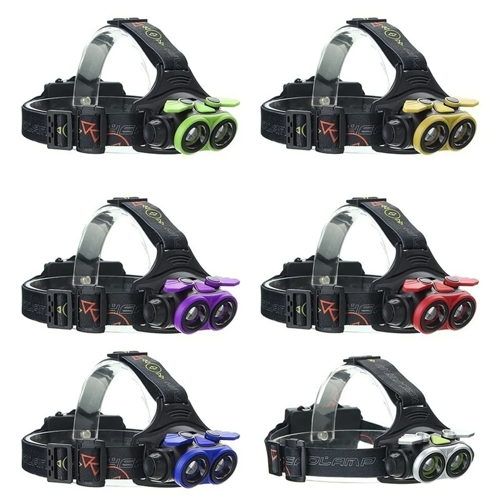 

LED Strong Brightness Headlamp Night Riding Fishing Hiking Head Flashlight Zoom T6 Head Torch