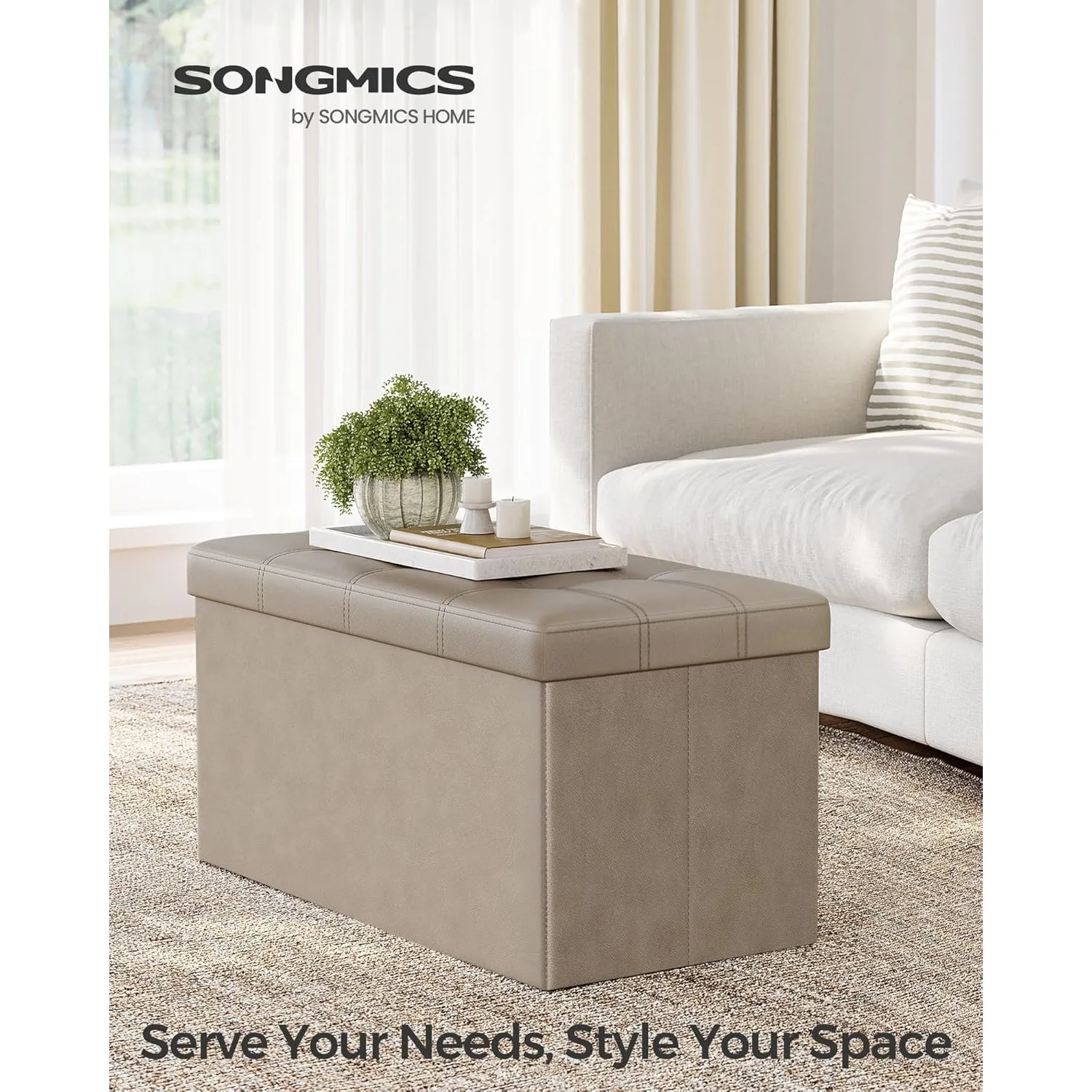 Складная подставка для хранения 30 дюймов ног кофейный столик мягкое сиденье