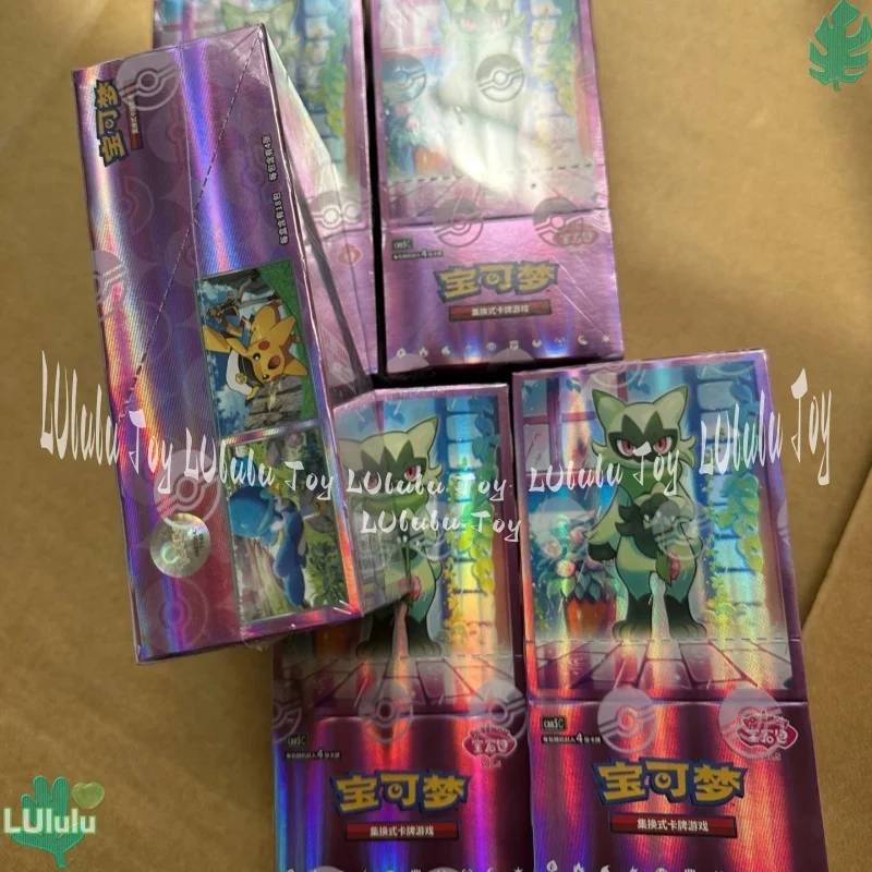 Фото Коллекционные карты Pokemon Trading Card Game Scarlet Violet Gem Pack Vol 5, аутентичные, на упрощенном китайском языке, для коллекционеров карт. №1