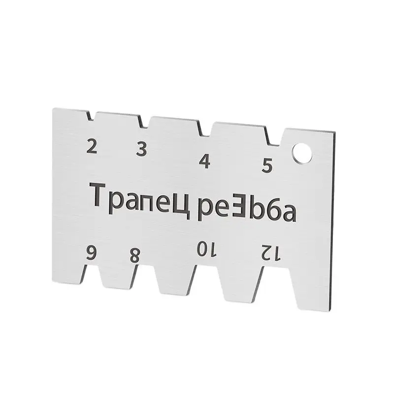 

Angle Gauge Stainless Steel Screw Thread Cutting Measuring Gauging Tools Template Meter Woodwork Angle Arc Model Ruler 1pc