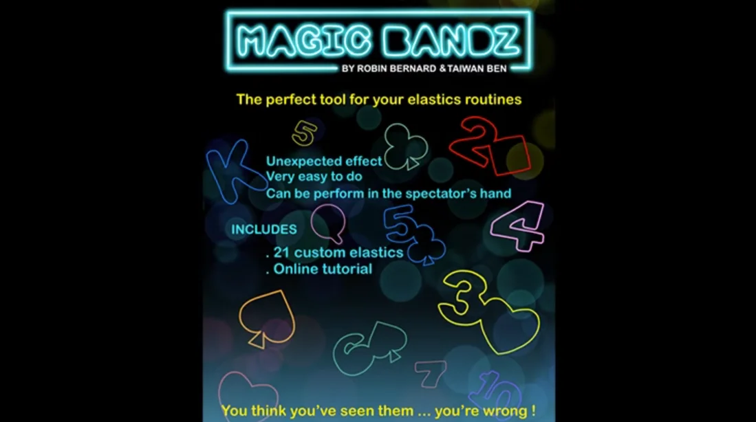 

2023 Magic Bandz by Taiwan Ben - Magic Tricks