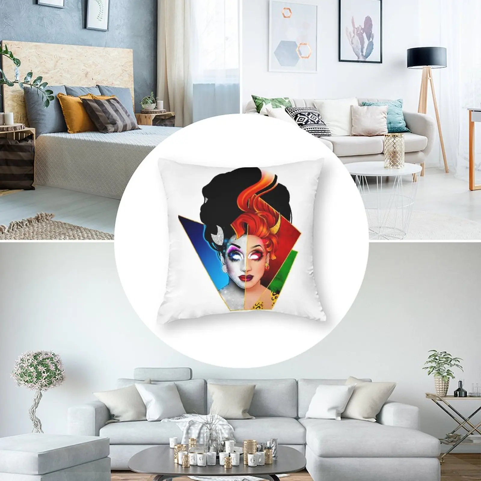 Чехол Bianca Del Rio для подушки чехол Drag Queen летний Ретро из полиэстера на молнии