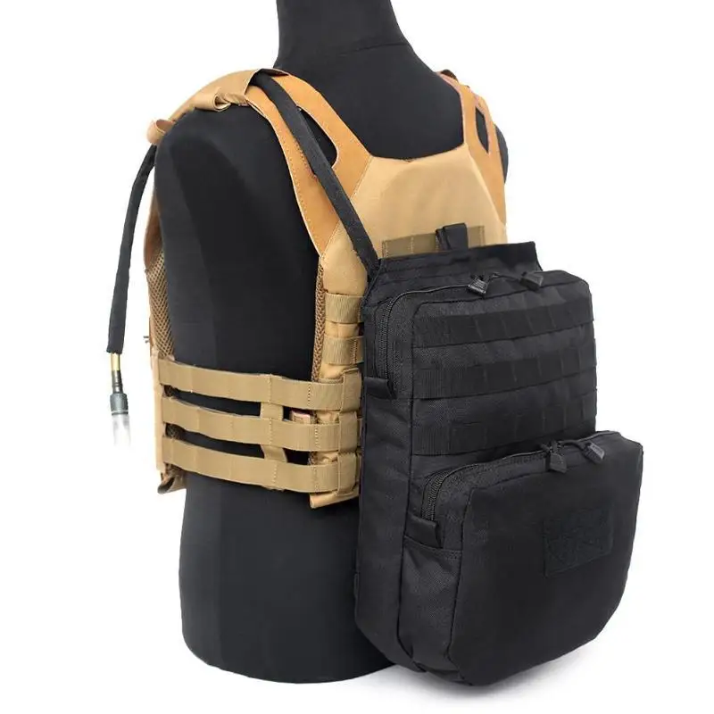 

Tactical Molle Backpack Hydration Army Airsoft Bag Military Outdoor Combat Camping Hunting Vest Camo Pouch Equipment
