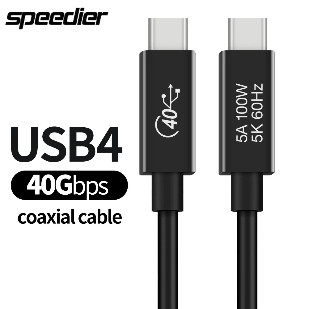 

Коаксиальный кабель USB C к USB TB 4 Type C USB 4 PD 100 Вт 40 Гбит/с
