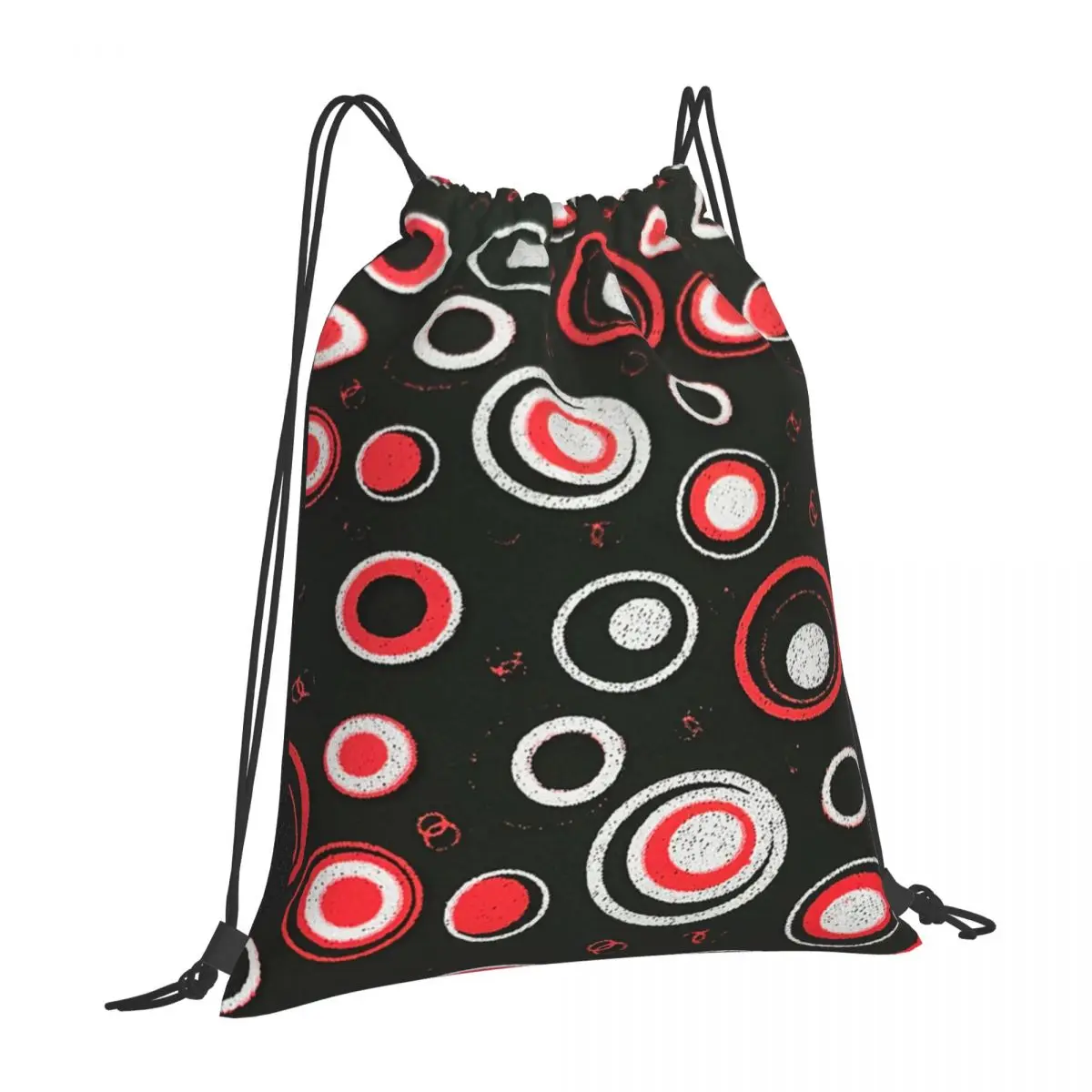 

Сумка на шнурке с абстрактным геометрическим рисунком в стиле Харадзюку