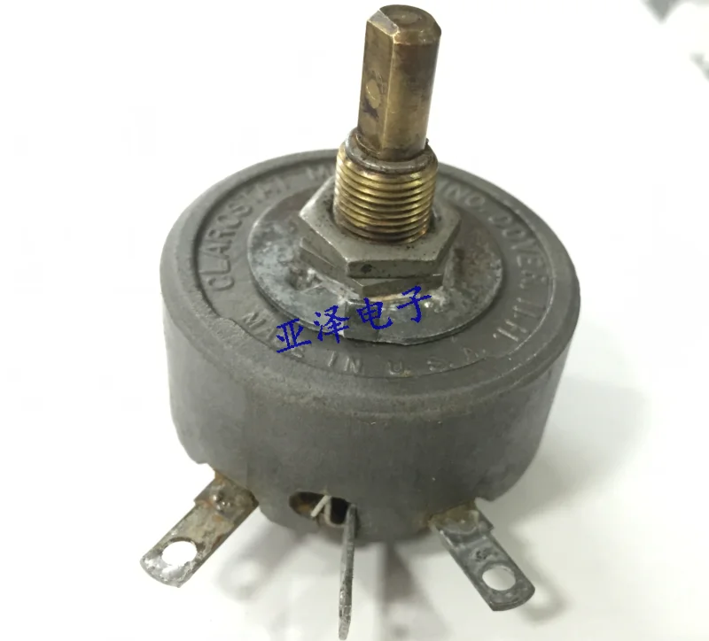 

Imported rotary arm type porcelain plate high power adjustable rheostat 25W resistance value 400 Euro