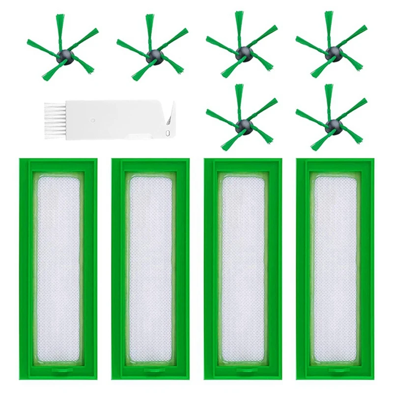 

Replacement Parts Side Brushes HEPA Filter Compatible For Vorwerk VR200 VR300 Vacuum Cleaner Accessories