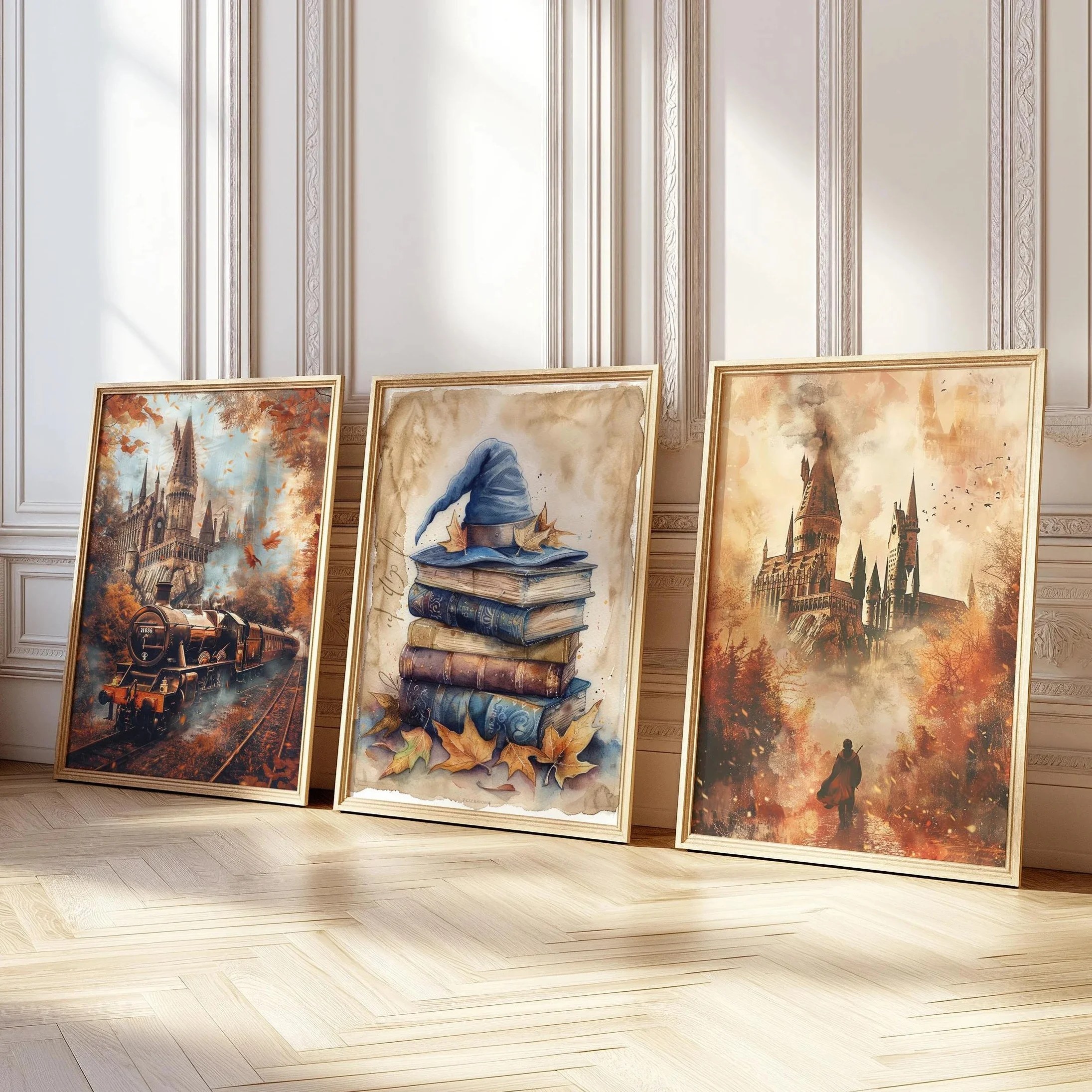 

Набор из 3 постеров волшебник YITONGKE