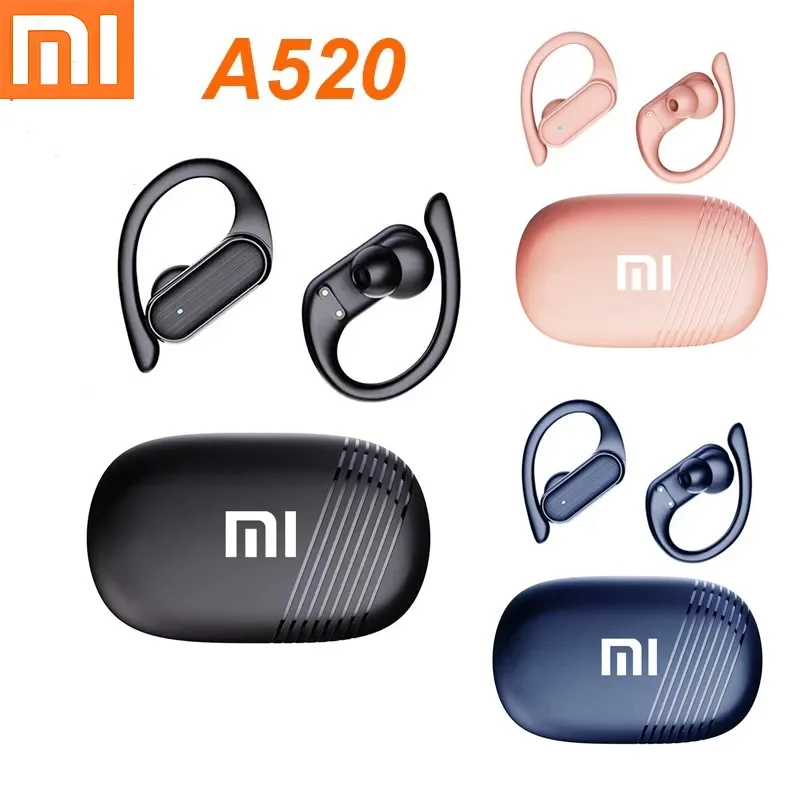

Xiaomi Mijia A520 Wireless Earphones Bluetooth 5.3 Headphones TWS In-Ear EarHook Earbuds With Mic 9D Stereo Sound Sports Headset