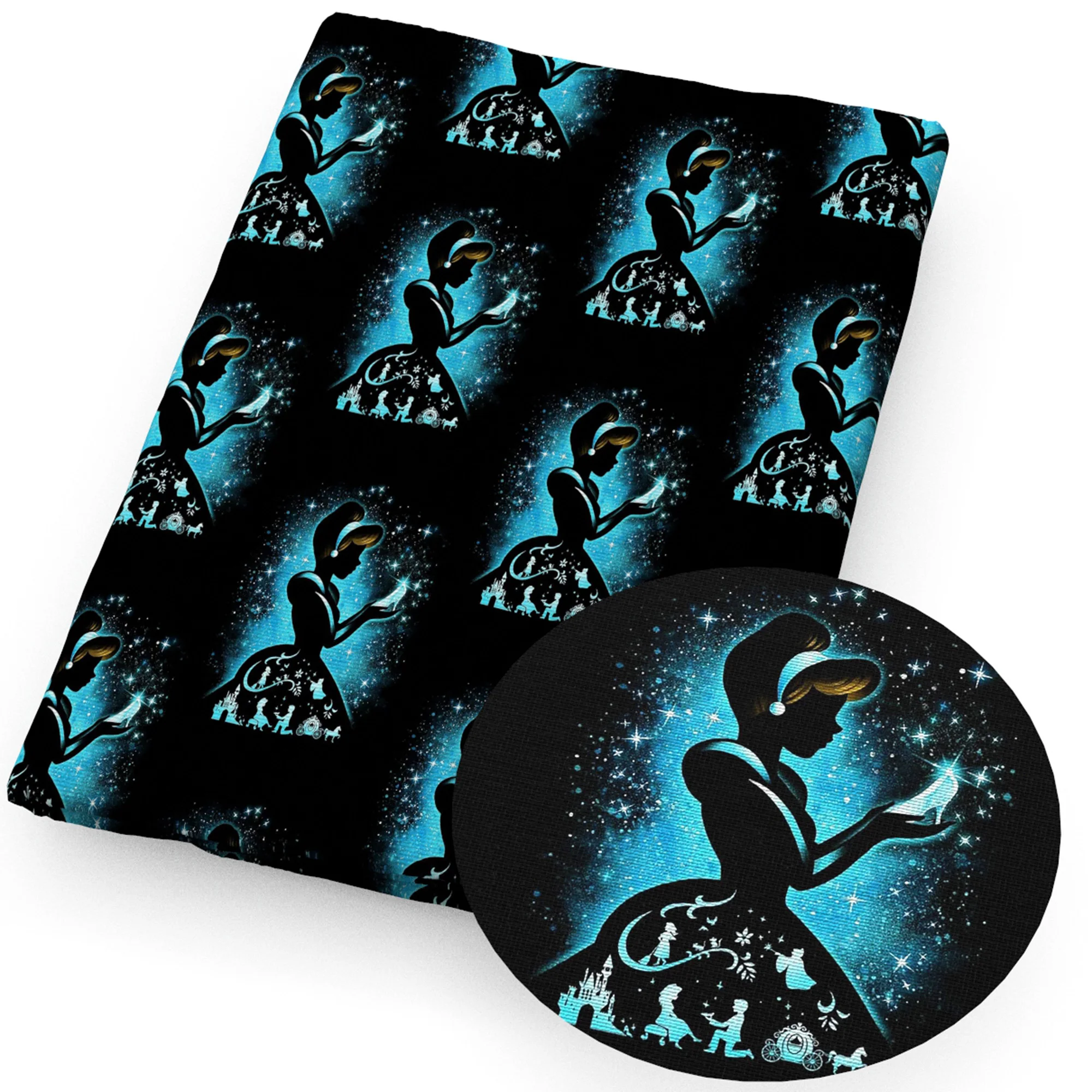 Ткань из полиэстера и хлопка для шитья Принцесса 50*145 см