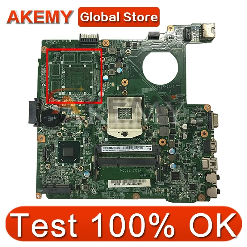 

Материнская плата Akemy для ноутбука ACER Aspire 6930 6930G, материнская плата DA0ZK2MB6F1 MBASR06002 PM45