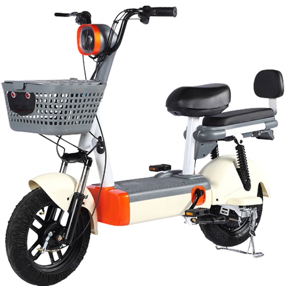 

350w 12a Electric Motorcycle Adult Moped Scooter Nuclear Carrying Two People Daily Commute Pick Up And Drop Off Students