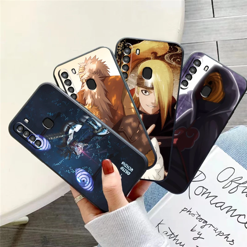 

Japan NARUTO Anime Phone Case For Samsung Galaxy S8 S8 PLus S9 S9 Plus S10 S10E S10 Lite 5G Plus Carcasa Liquid Silicon Coque