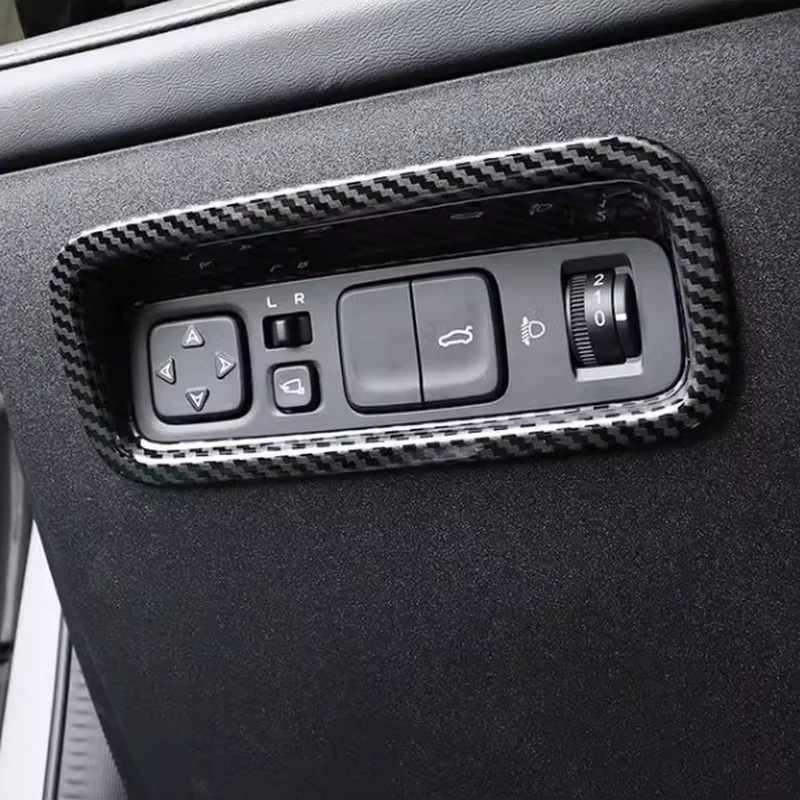 BJMYCYY Автомобильная панель переключателя регулировки фар ABS углеродное волокно декоративная рамка для Changan UNIV UNI V 2022