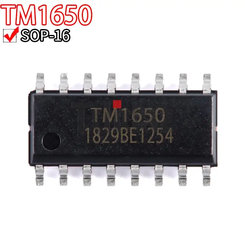 10 шт. TM1650 SOP-16 Светодиодный 1650 SOP TM1651 TM1652 TM1616 TM1812 TM2291 Управление приводом