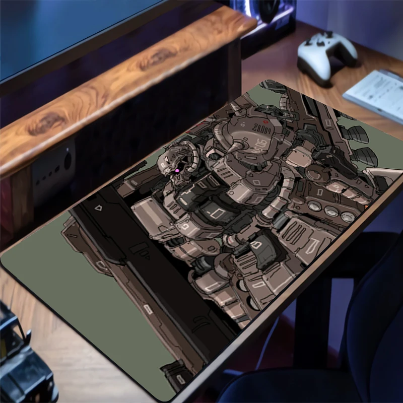 Фото Коврик для мыши Mechanical Warrior Gundam Zaku II Коврик для ноутбука HD Коврик для мыши Игровые коврики Резиновый коврик для мыши Аксессуары для ПК Коврик для клавиатуры №3