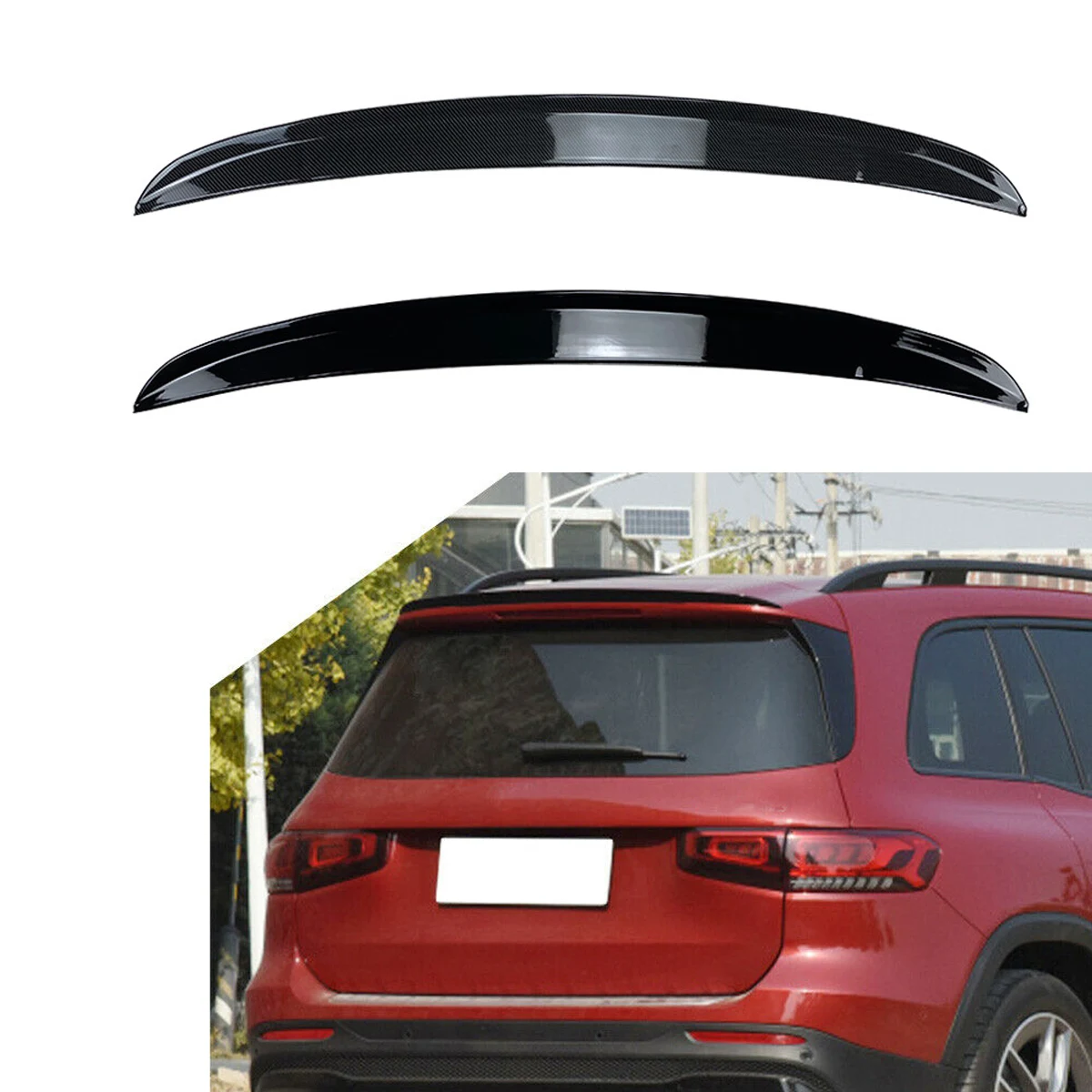 

For Mercedes Benz GLB Class X247 GLB180 200 GLB35 AMG Rear Roof Spoiler Wing Trunk Lip Accessories Car Styling 2020 2021