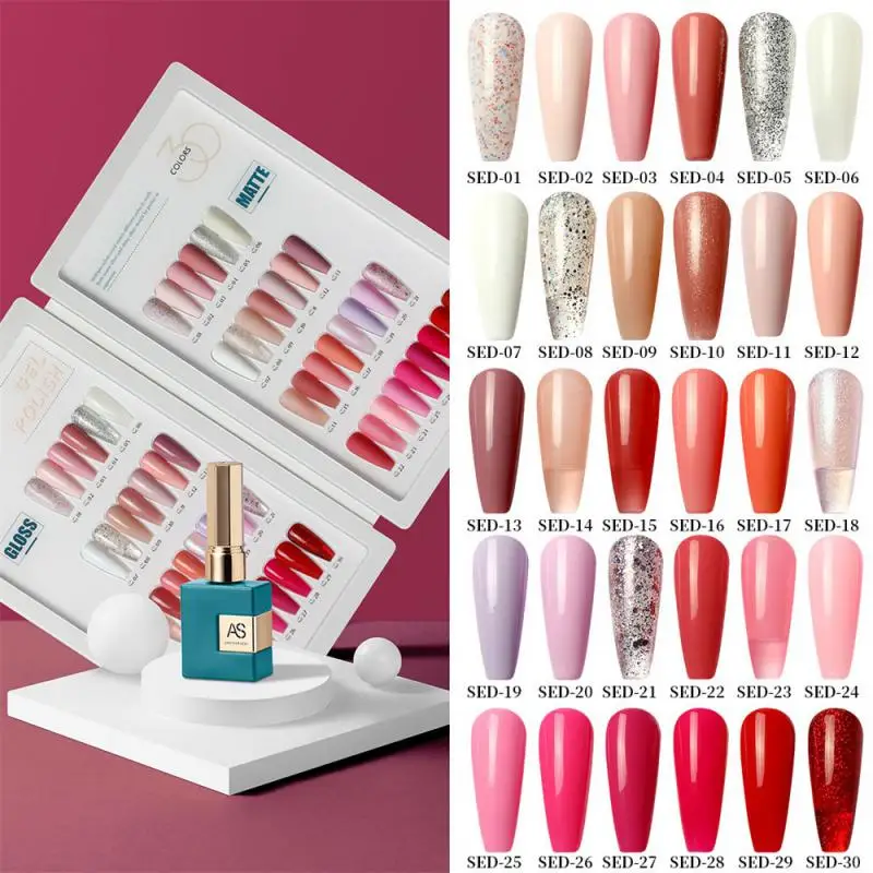 

15ml Nail Art Polish Gel Manicure Gel Nail Polish Nail Supplies Nail Varnish Semi Permanent 30 Color Nail Accessories 1pcs