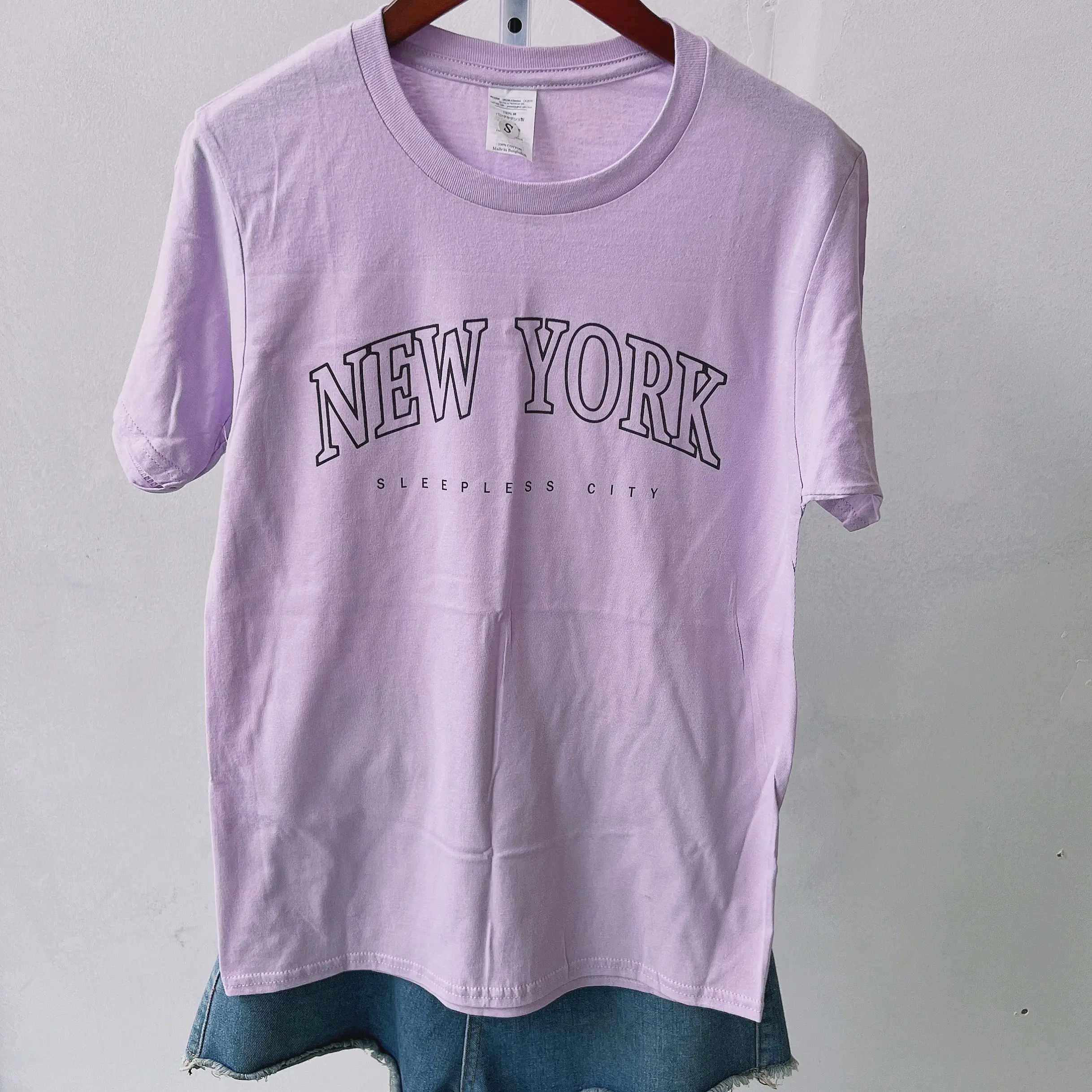 

kuakuayu HJN New York Sleepless City Letter Printed Top Summer Fashion Vintage Women T-Shirt Tee Retro Tumblr Ulzzang Grunge