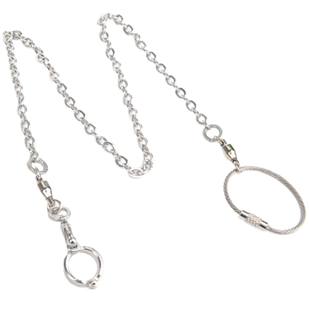 

Stainless Steel Bird Chain Parrot Training Accessory Pet Cage Accessories Parakeets Leash Harness