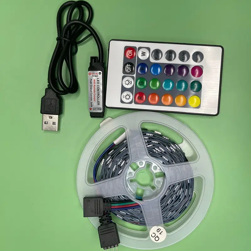 

HMTX 1m-5m LED Strip, RGB 2835, DC5V IR Remote Control, Flexible Diode Strip