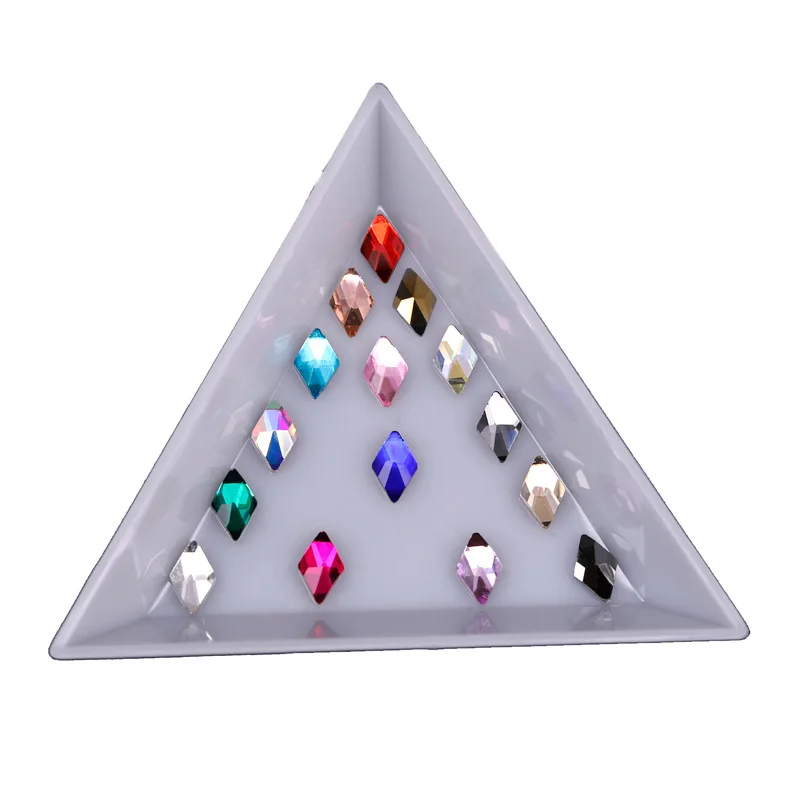 Классический дизайн ногтей 6*10 мм разные секции Ромб бутик плоское основание