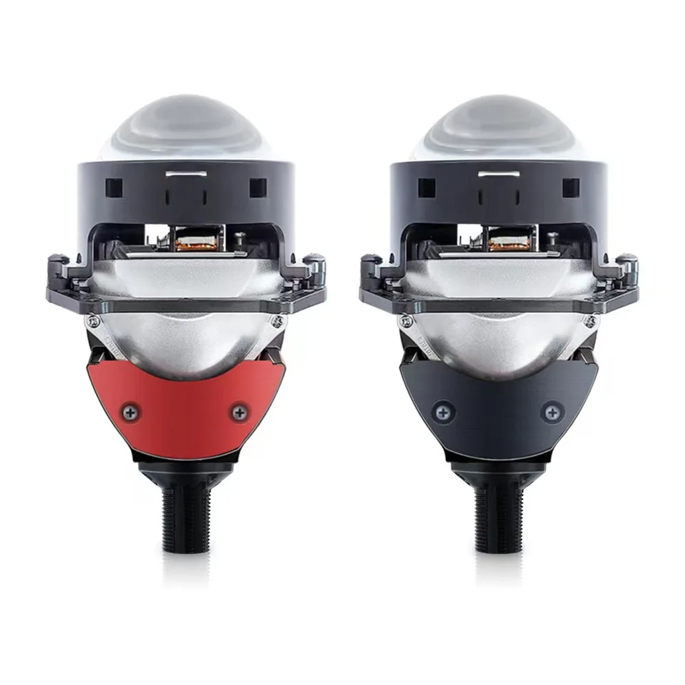

55W Biled Bi-LED Lens Bifocal Projector Lens Super Bright Focus Hi Lo Beam Light Integrated Headlamp Non-destructive Universal