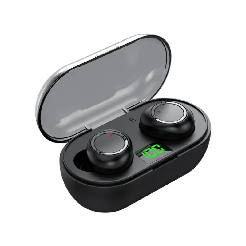 

Tws Earphone Wireless Headset Touch Voice Control Noise Reduction 9d Surround Music Headset With Microphone Touch Control