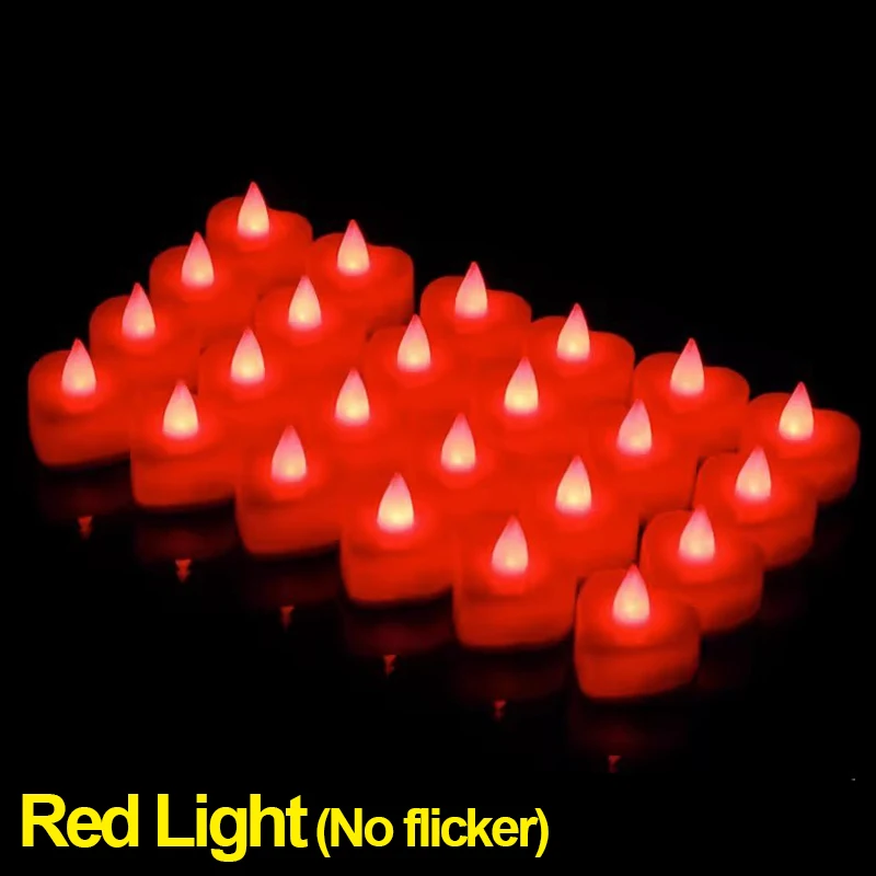 

Светодиодные свечи в форме сердца Brangdy, 3/12 шт.