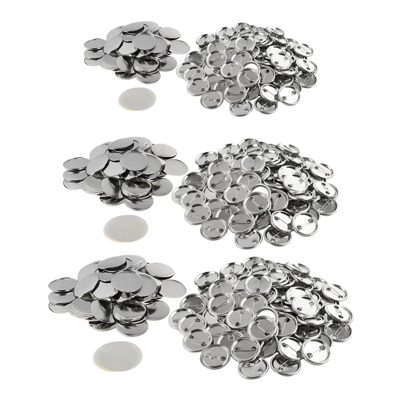 75mm/37mm/ 25mm Round Blank Button Badge Supplies DIY Jewelry Making Component for Crafts Lovers |