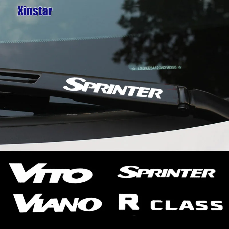 4 шт. наклейки на лобовое стекло автомобиля Mercedes Benz CITAN R V CLASS SPRINTER VIANO VITO W203 W204 W205 W124