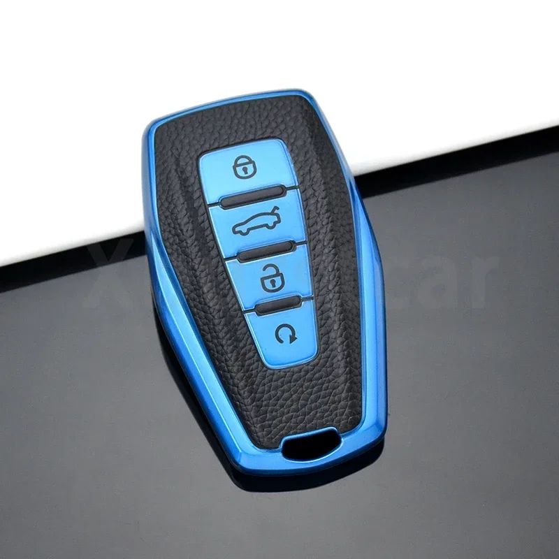 

Кожаный чехол для автомобильного ключа из ТПУ, чехол-держатель для Geely Coolray Atlas Boyue NL3 Emgrand X7 EX7 SUV GT GC9 Borui, аксессуары
