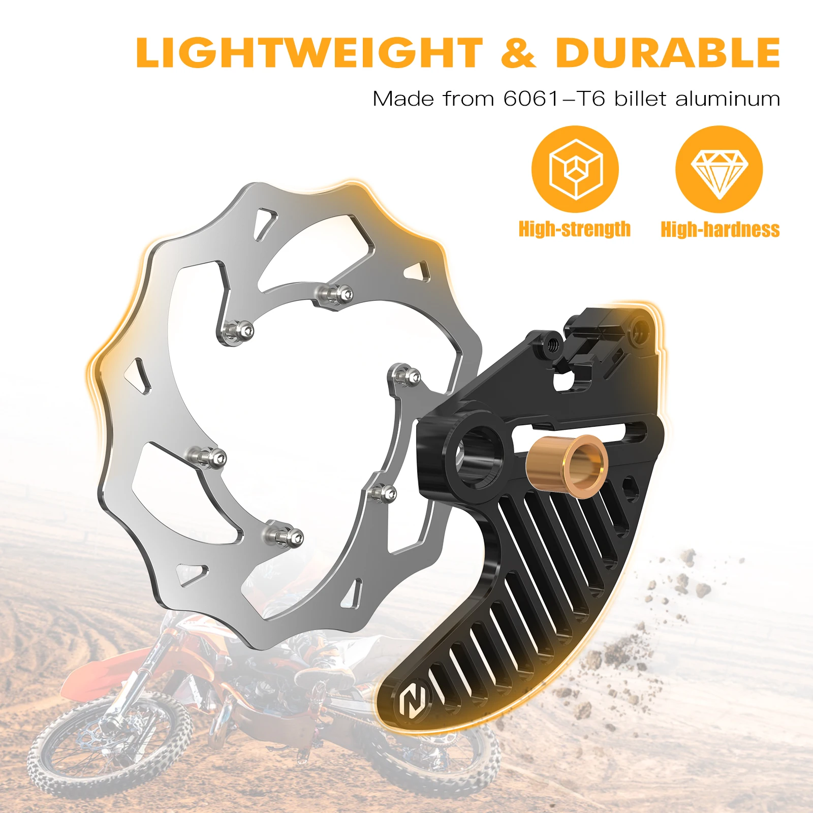 Для KTM EXC 300 2024 240 мм большой фотографический комплект 125 250 350 450 530 XCW ротор заднего