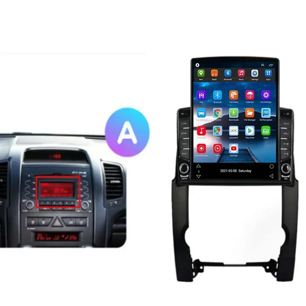 9 7 &quotAndroid 13 для Kia Sorento BL 2002 2003 2004 2005 2006-2012 Tesla Тип Автомобильный радиоприемник