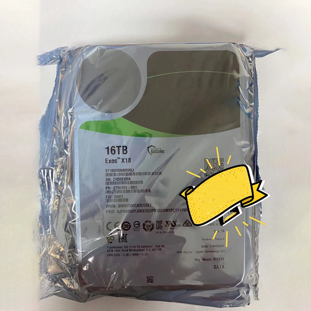 

ST16000NM000J Enterprise Hard Disk 7.2K 16T SATA 3.5" Hard Drive