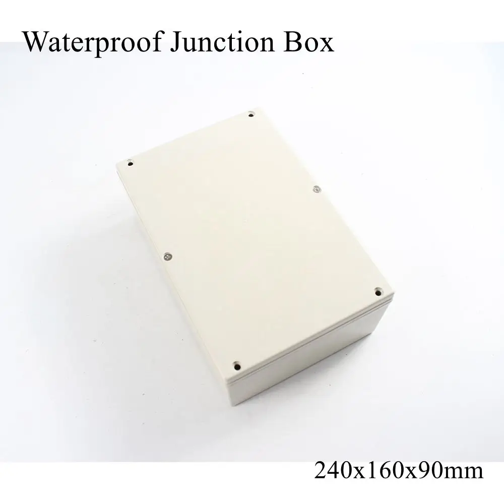 Распределительная коробка 200x120x75 мм, IP65, водонепроницаемый пластиковый корпус из АБС-пластика, чехол для инструмента, наружное подключение кабеля, электрический