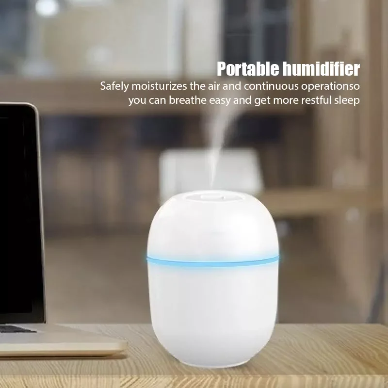 

Увлажнитель воздуха ультразвуковой с питанием от USB и светодиодный подсветкой