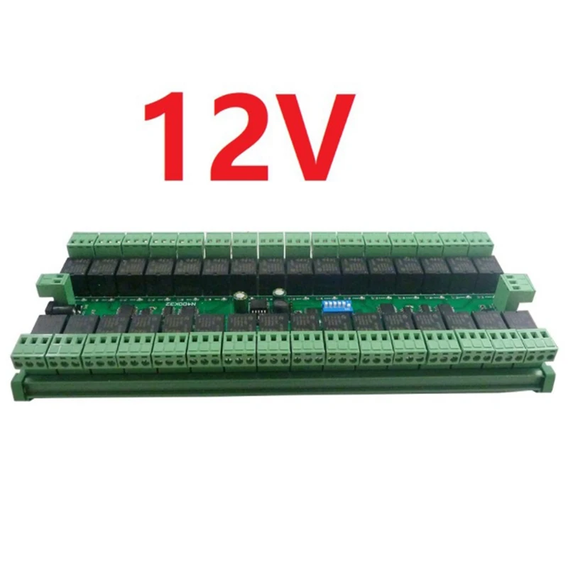 32 канала 03 06 16 MODBUS RTU RS485 SPDT Релейная плата 485 Переключатель дистанционного