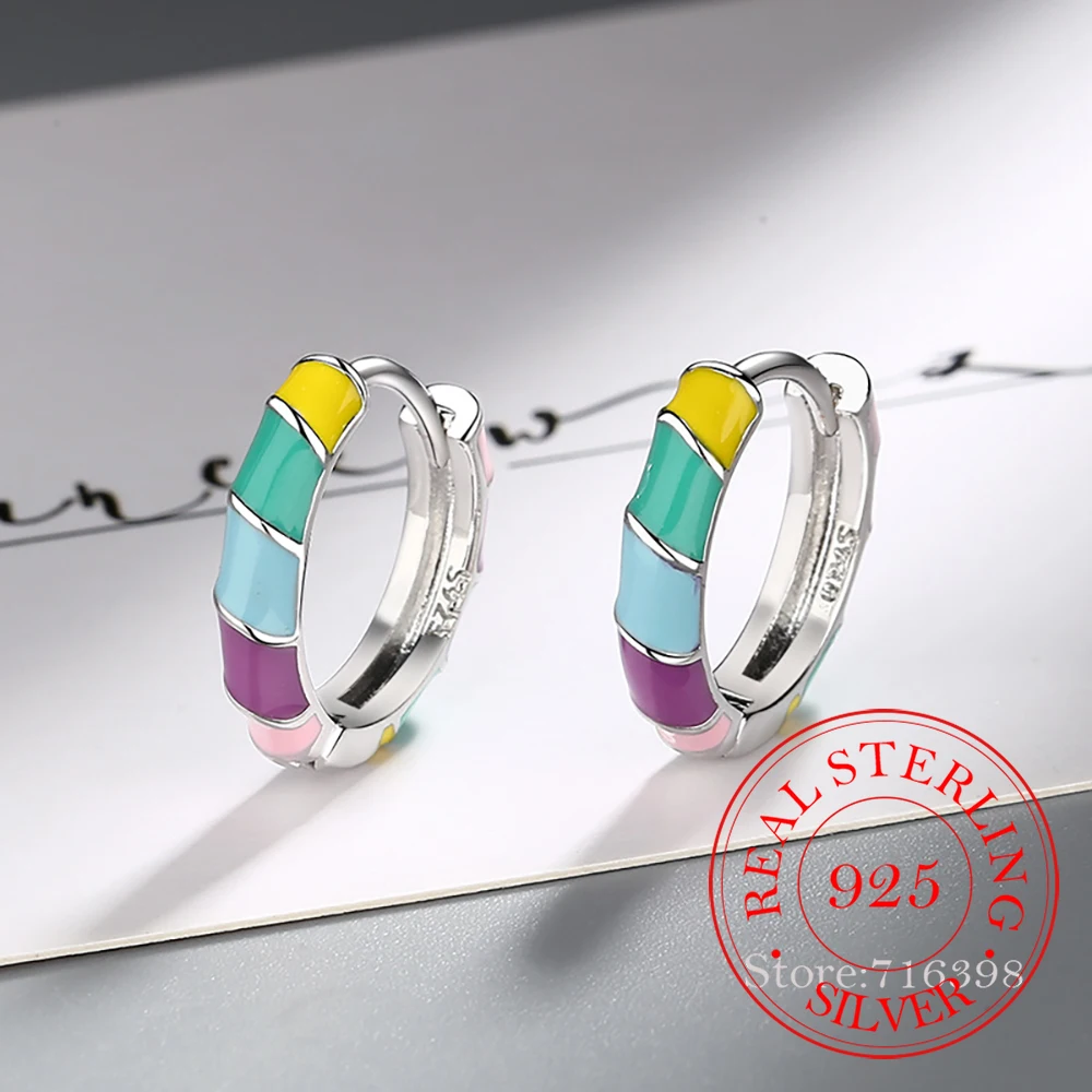 

Женские серьги-кольца из серебра 925 пробы, с круглым кольцом
