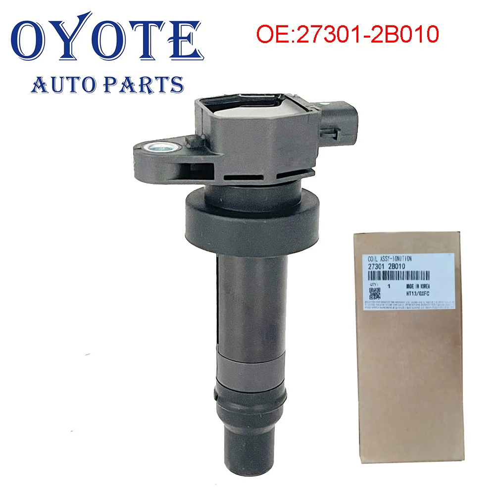 

OYOTE 4 шт. новая катушка зажигания подходит для Hyundai Accent Elantra KIA Cerato Ceed Rio Soul 1,6 л 273012B010 27301-2B010