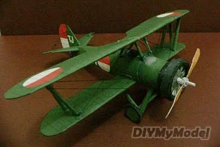 

Бумажная 3d-модель самолета DIYMyModeI Yokosuka K5Y1 Churen DIY