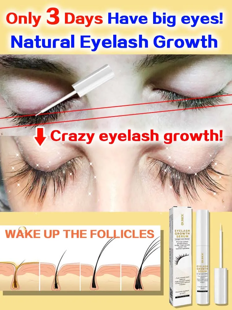 

Natural Eyelash Growth Serum For Eyebrow Growth Lengthening Eyelashes Longer Lashes Eyelash Enhancer Product Lash Growth Serum