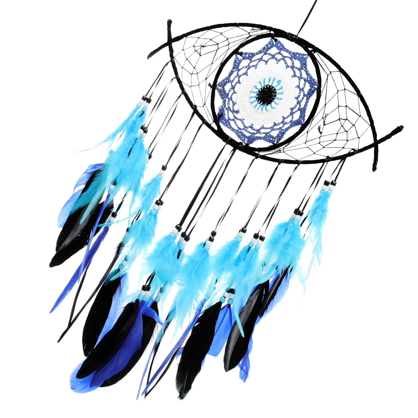 

Dream Catcher Eye Evil Wall Decor Hangingcatchers Ornament Grunge Room Dreamcatcher Pendantchristmas Blue Plumes Macrame