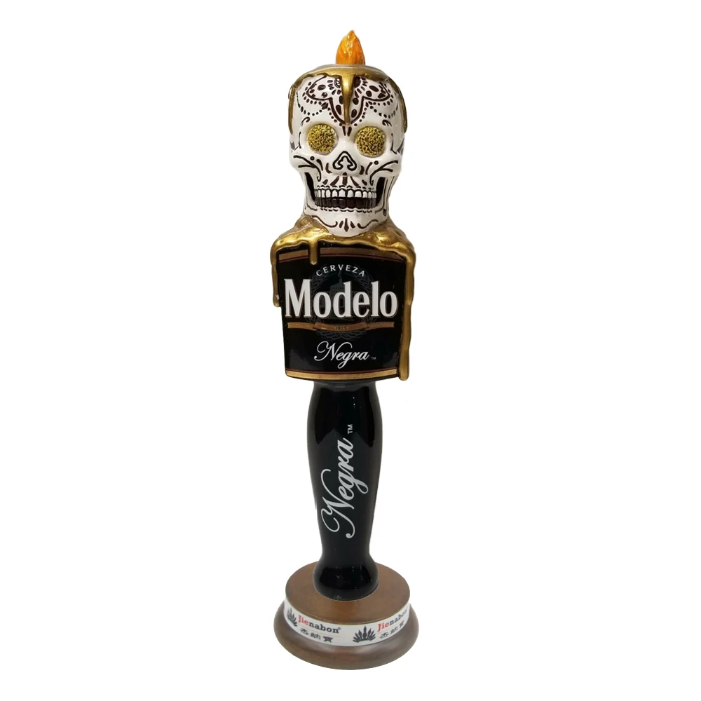 Ручка для пива в виде черепа