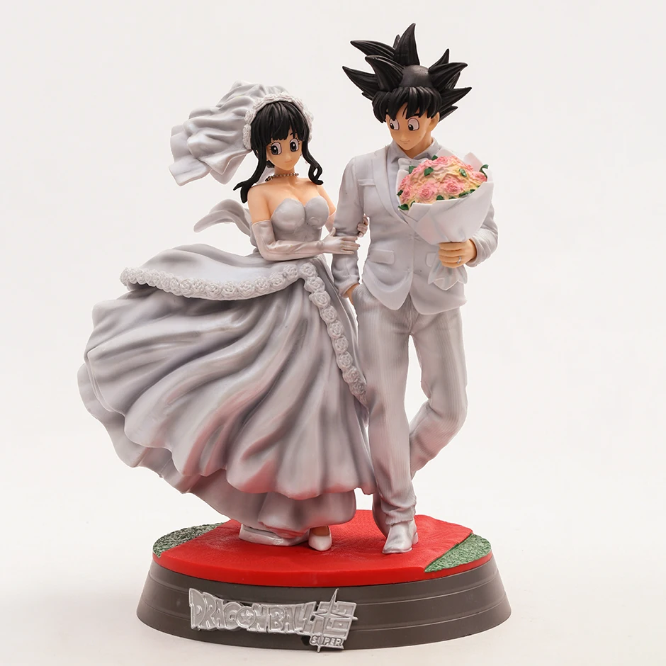 

Драконий жемчуг Goku & Chichi свадебное платье отличная фигурка модель игрушечная Статуэтка Коллекционные Предметы подарок