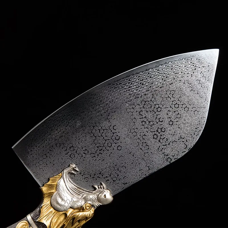8 3-дюймовый нож ручной работы с медной ручкой 67 слоев дамасской стали VG10