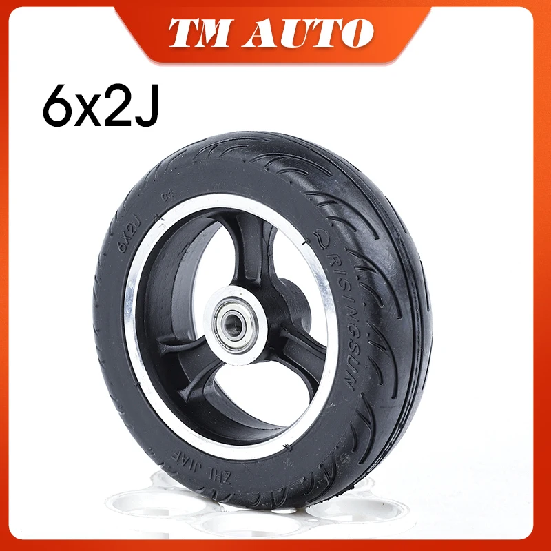 

6 Inch 6x2J Electric Scooter Trolley Thickened Wear-Resistant High Quality Inner and Outer Tires With Metal Wheels