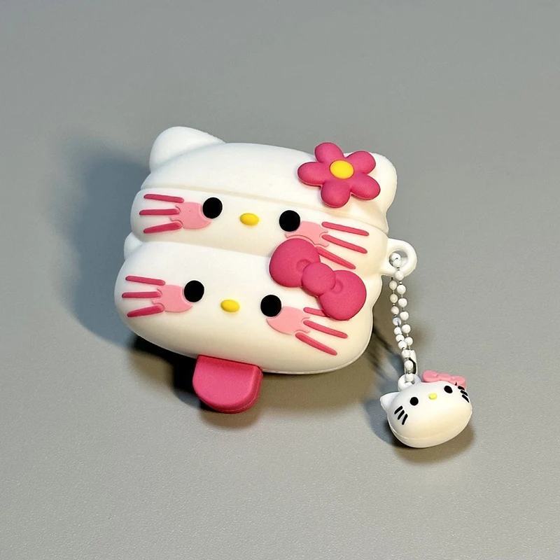 Чехол Miniso Hello Kitty для Airpods милый чехол с мороженым очаровательный мультяшный аниме
